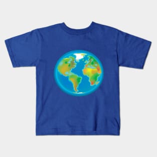 planet earth Kids T-Shirt